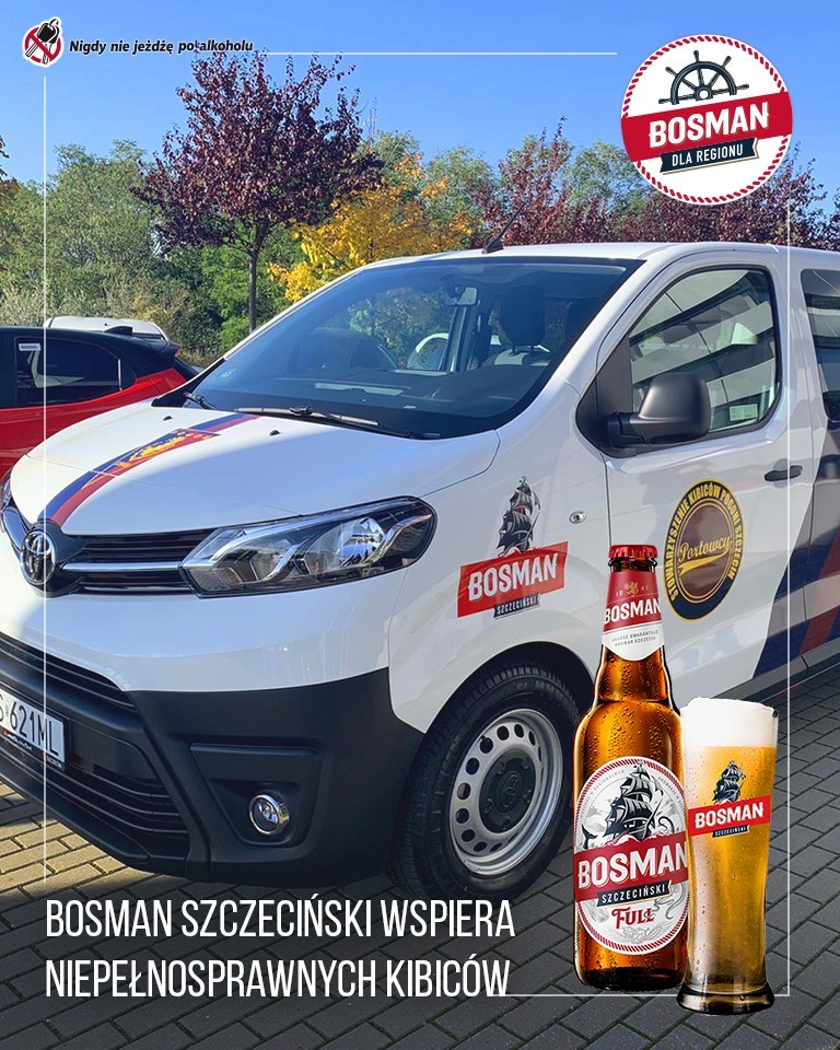 Nowy środek transportu dla kibiców z niepełnosprawnością ruchową.