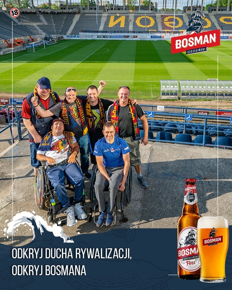 Bosman Szczeciński wspiera wszystkich kibiców.